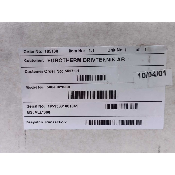 EUROTHERM 506/00/20/00