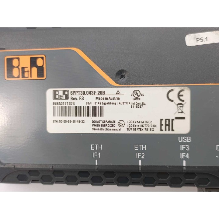 B&R 6PPT30.043F-20B