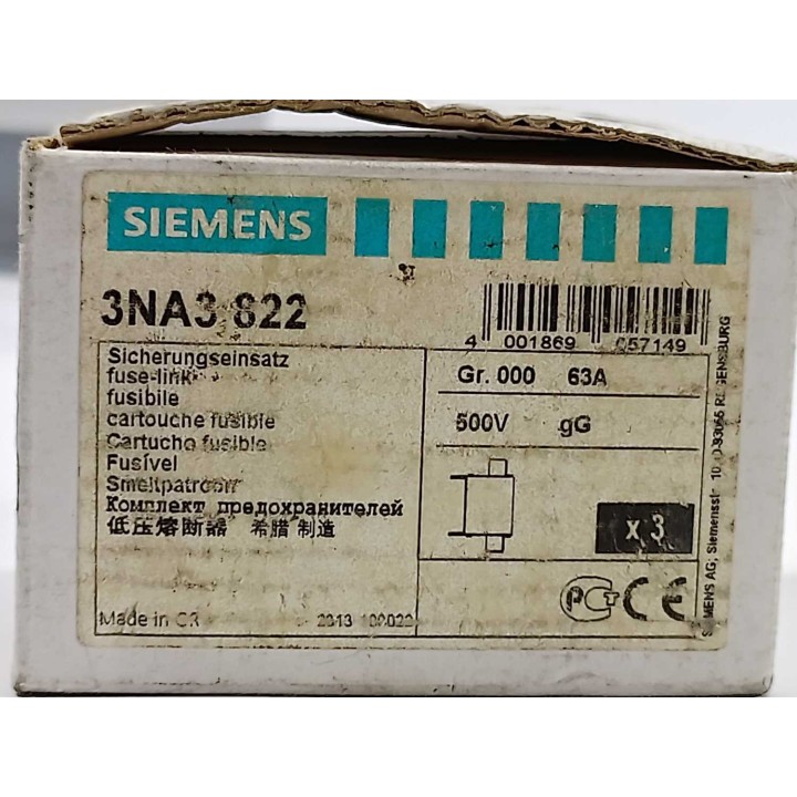 SIEMENS 3NA3 822