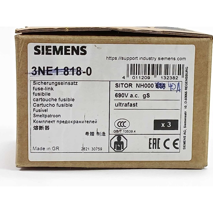SIEMENS 3NE1 818-0