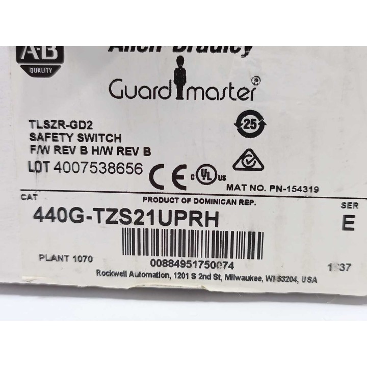 Allen-Bradley 440G-TZS21UPRH