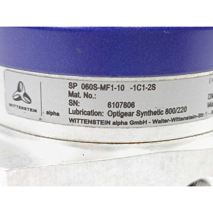 WITTEMSTEIN 060S-MF1-10-1C1-2S