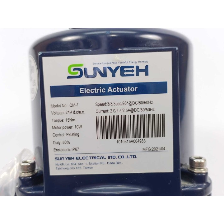 SUNYEH ELECTRICAL IND. CO., LTD. OM-1