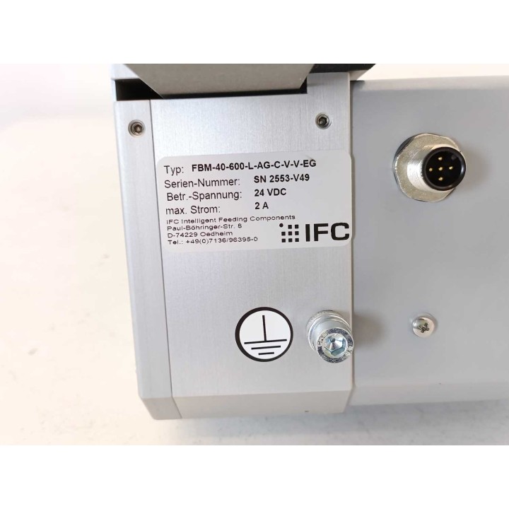 IFC Intelligent Feeding Components FBM-40-600-L-AG-C-V-V-EG