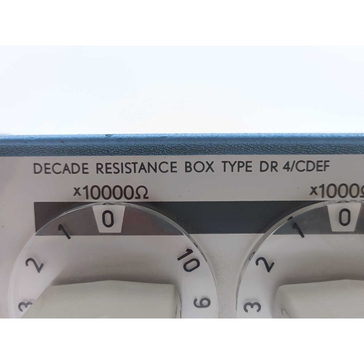 DANBRIDGE DECADE RESISTANCE BOX TYPE DR 4/CDEF