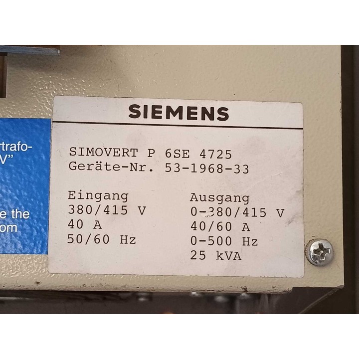 SIEMENS 6SE4725