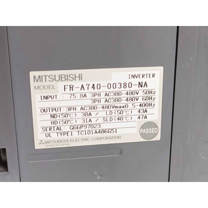 Mitsubishi Electric Corporation FR-A740-00380-NA