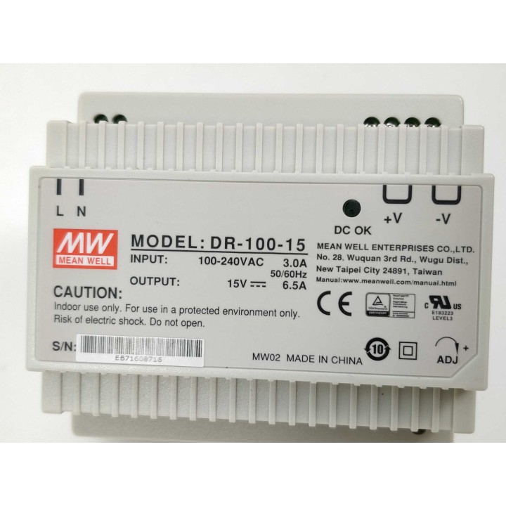 Mean Well Enterprises Co., Ltd. DR-100-15