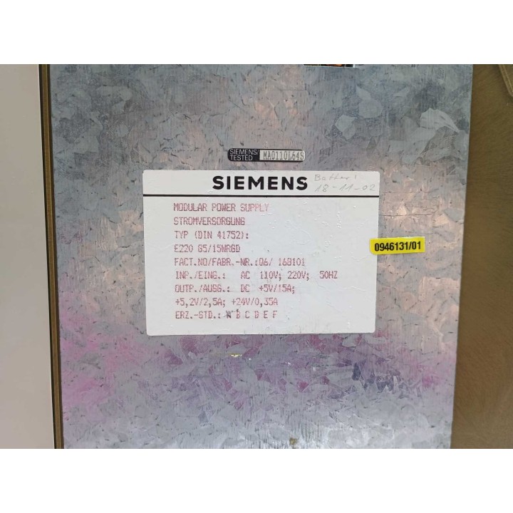 SIEMENS E220 G5/15WRGD
