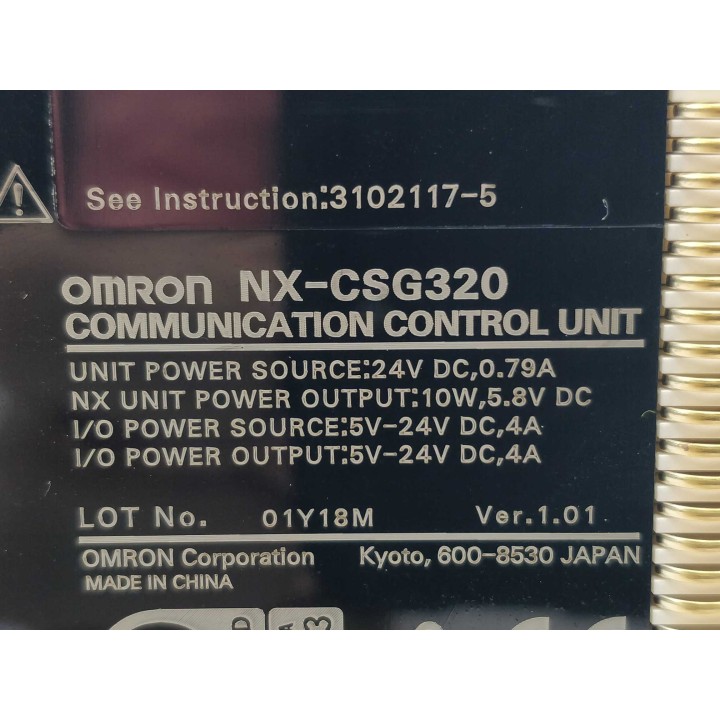 OMRON Corporation NX-CSG320