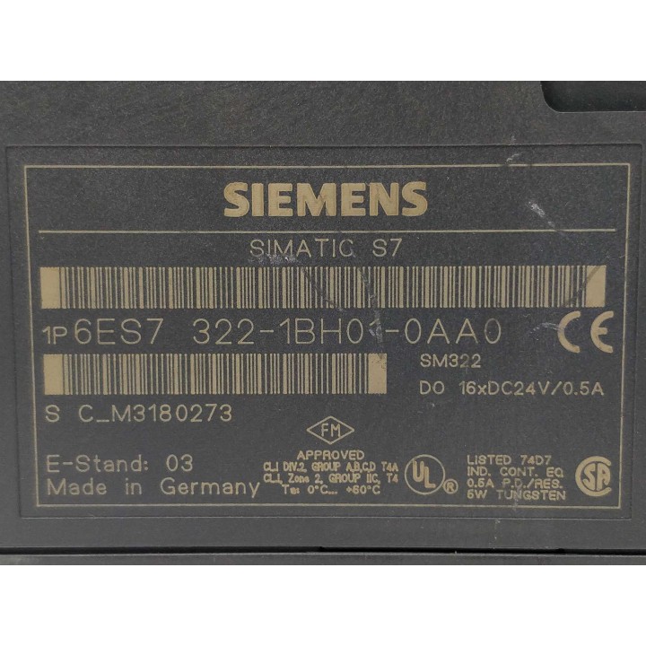SIEMENS 6ES7 322-1BH01-0AA0