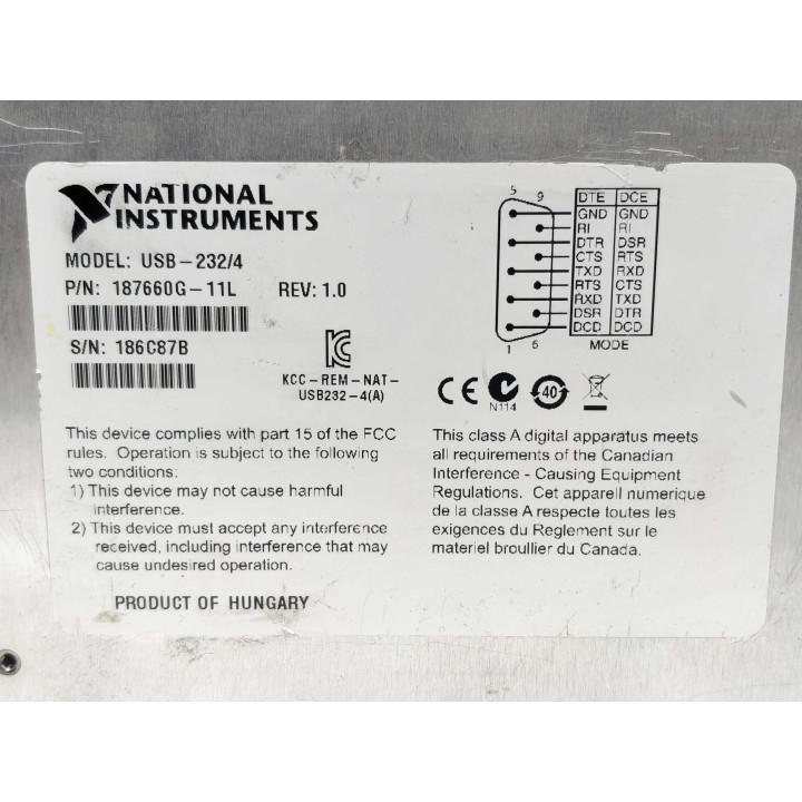 NATIONAL INSTRUMENTS USB-232/4