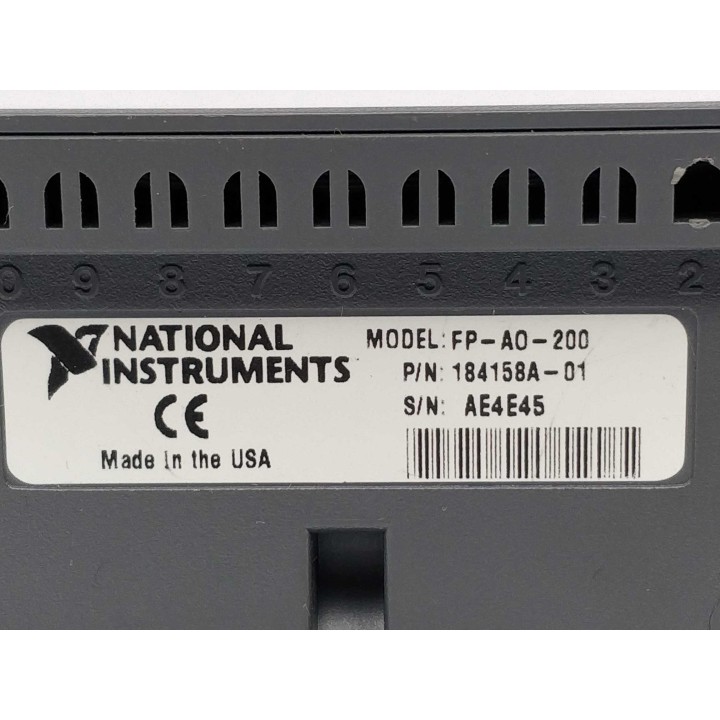 NATIONAL INSTRUMENTS 184158A-01