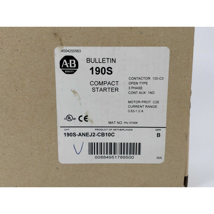 Allen-Bradley 190S-ANEJ2-CB10C