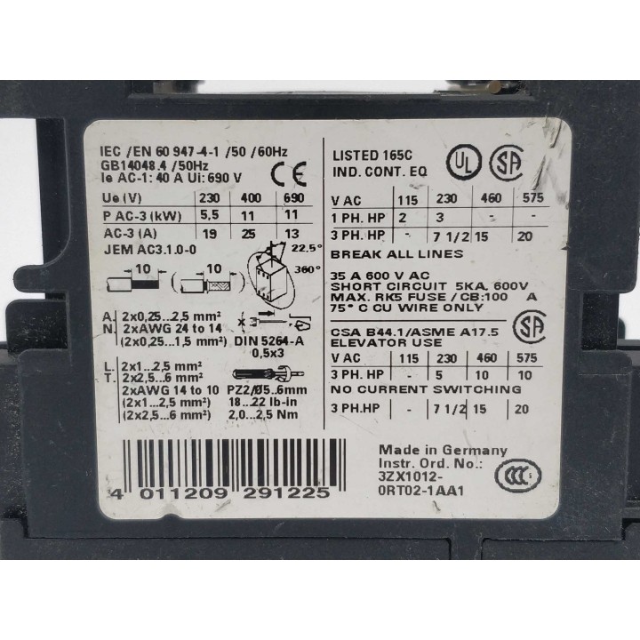 SIEMENS 3RT1026-3AP00
