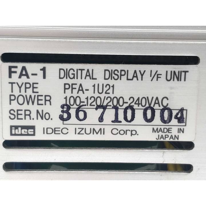IDEC IZUMI Corp PFA-1U21