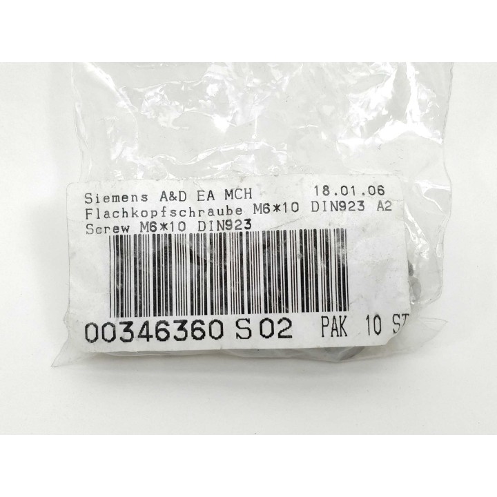Siemens A&D EA MCH 00346360-02