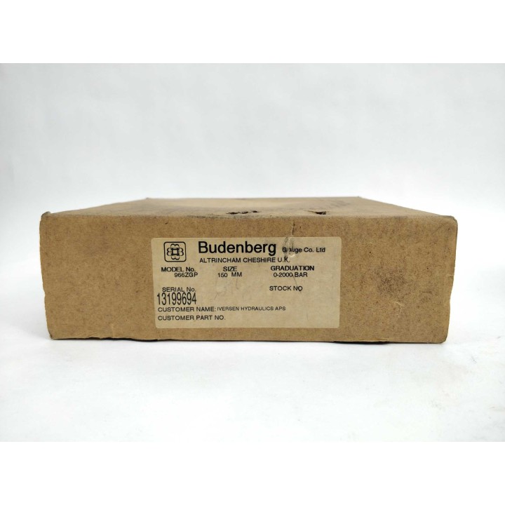 Budenberg Gauge Co. Ltd 966ZGP