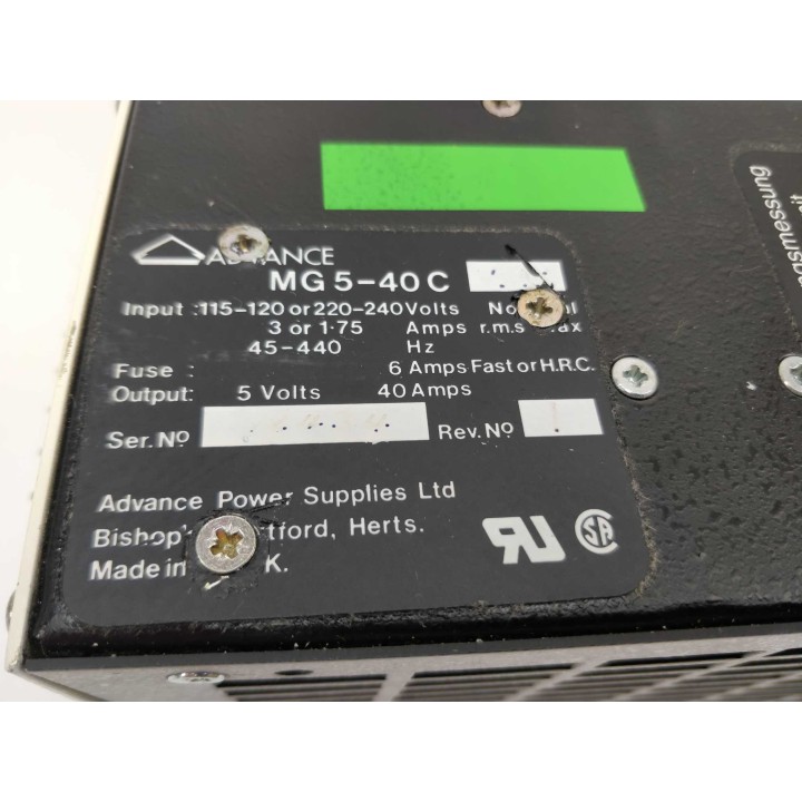 Power Supplies Ltd MG5-40C