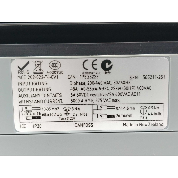 Danfoss MCD 202-022-T4-CV1