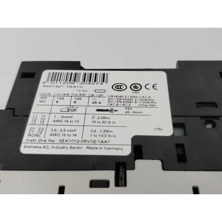 SIEMENS 3RV1421-1BA10