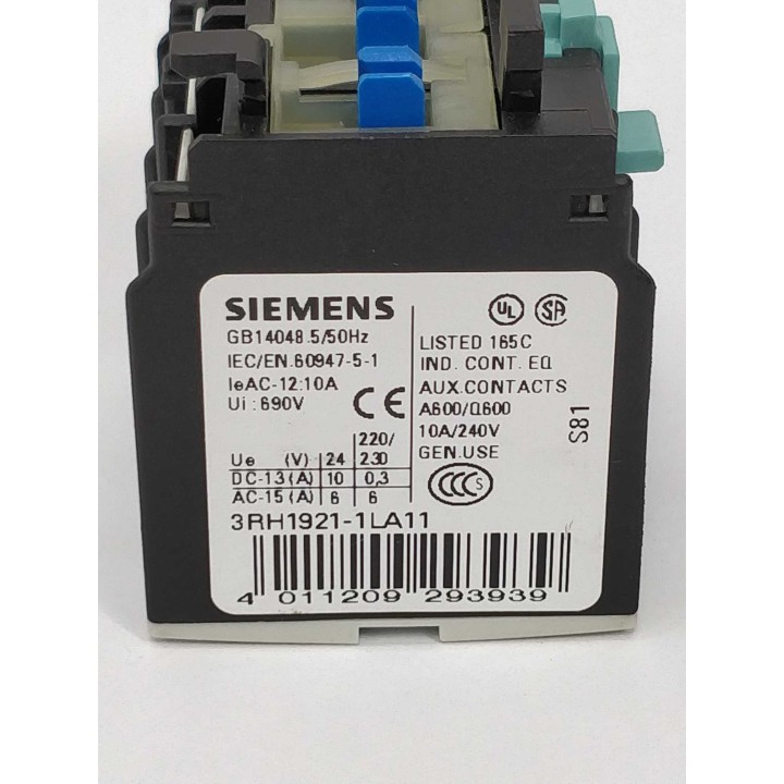 SIEMENS 3RH1921-1LA11
