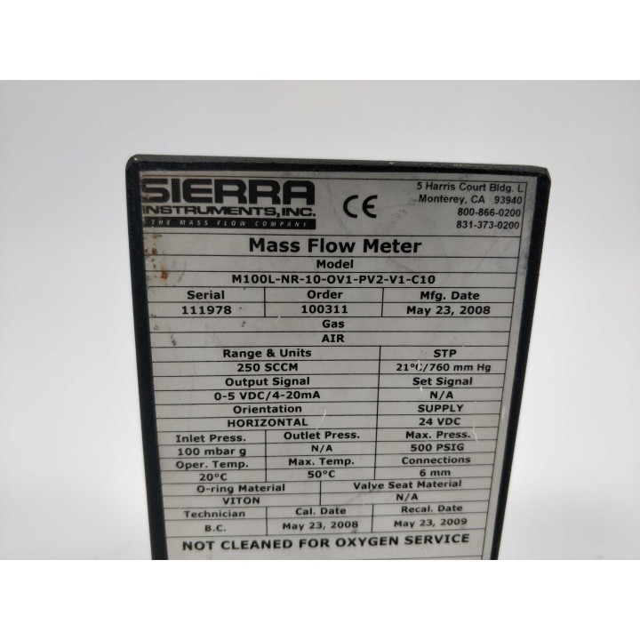 Sierra Instruments M100L-NR-10-OV1-PV2-V1-C10