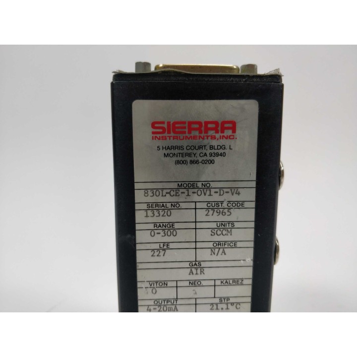 Sierra Instruments, Inc. 830L-CE-1-OV1-D-V4