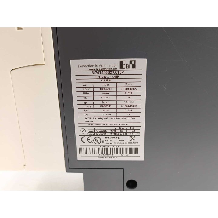 B&R Industrial Automation 8I74T400037.010-1