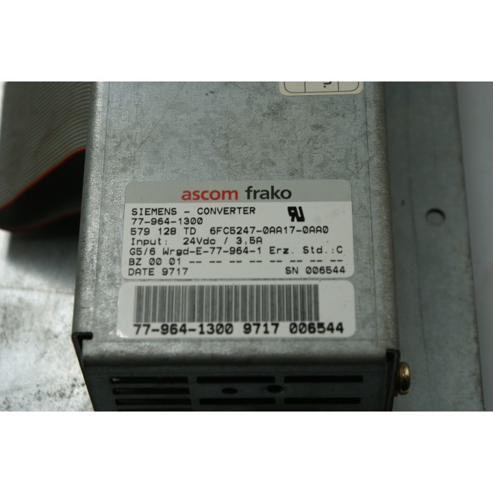 SIEMENS SINUMERIK 6FC5247-0AA17-0AA0 + 6FC5203-0AB10-0AA0