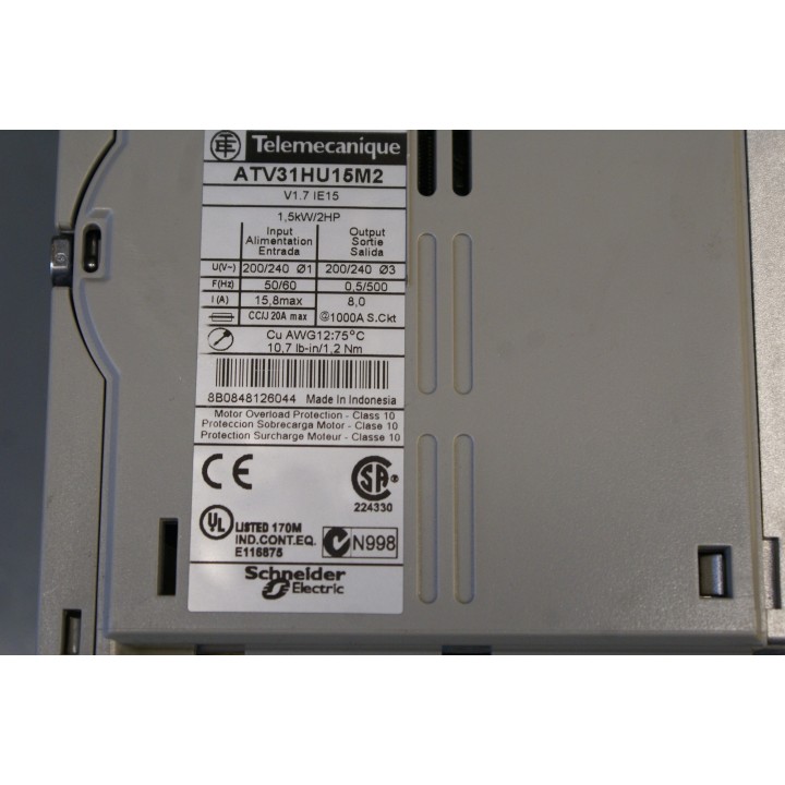 SCHNEIDER ELECTRIC ATV31HU15M2