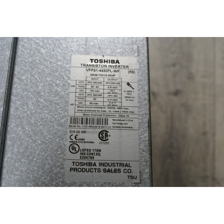 TOSHIBA VFPS1-4450PL-WP