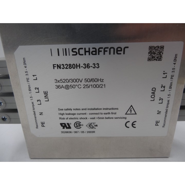 Schaffner FN3280H-36-33