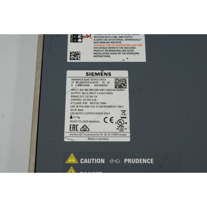 SIEMENS 1P 6SL3210-5HE10-8UF0