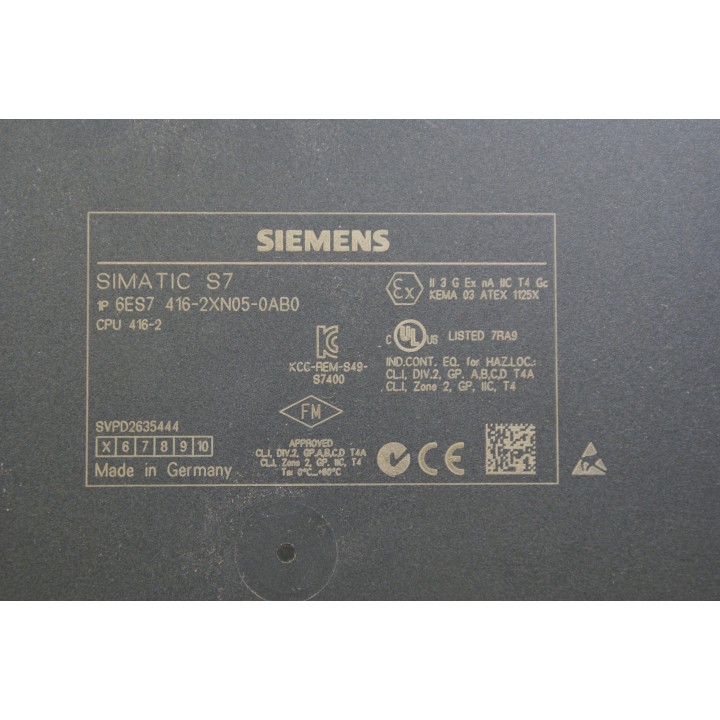 SIEMENS  SIMATIC S7 416-2XN05-0AB0