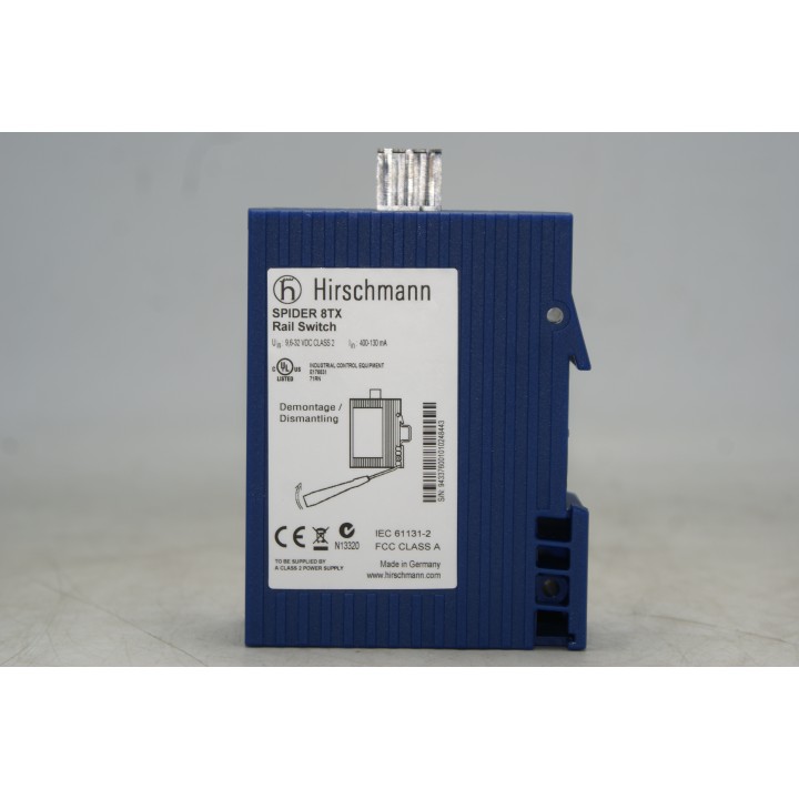 HIRSCHMANN Spider 8TX Rail Switch