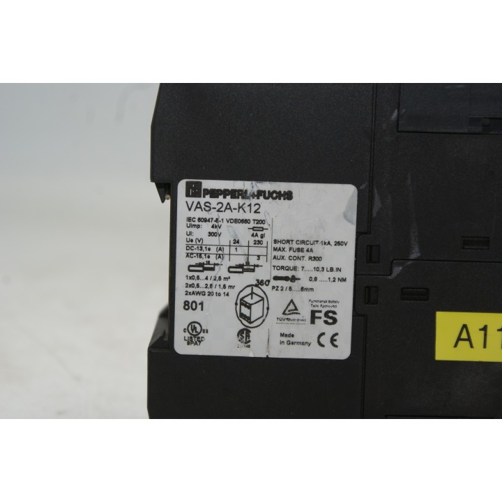 PEPPERL + FUCHS VAS-2A-K12