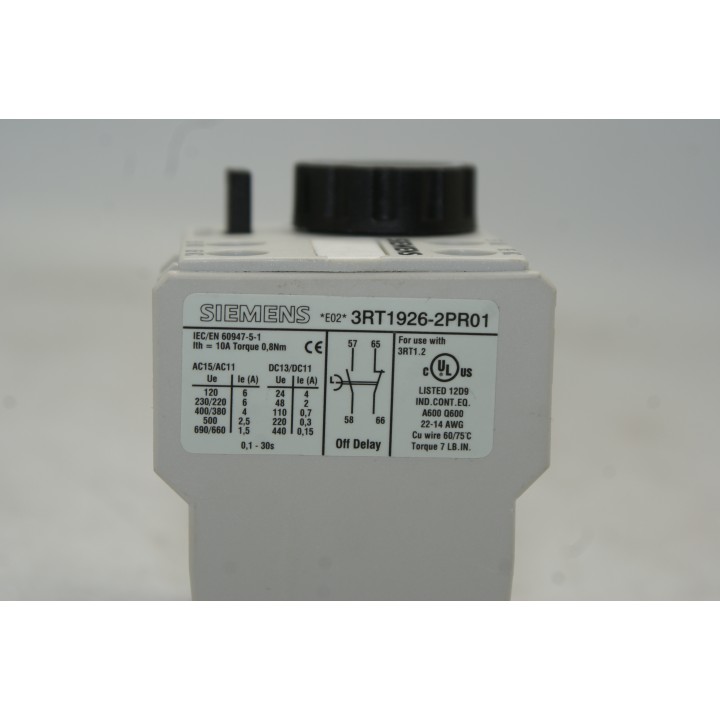 SIEMENS 3RT1926-2PR01