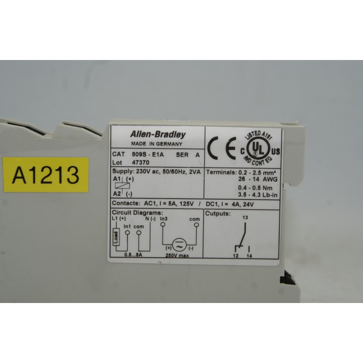 Allen-Bradley 809S-E1A