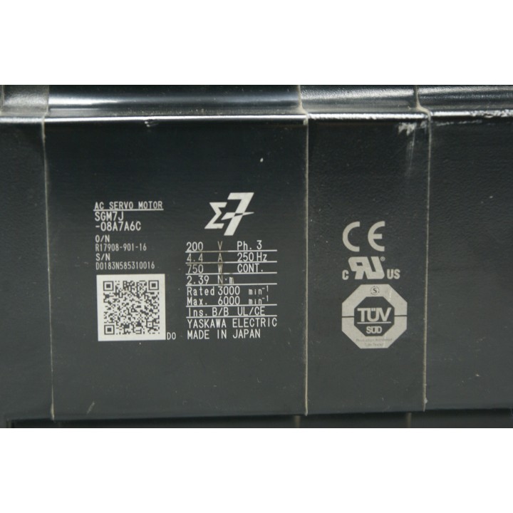 Yaskawa Electric SGM7J-08A7A6C