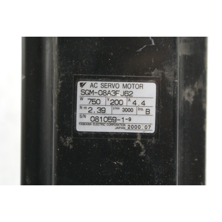 Yaskawa Electric SGM-08A3FJ62