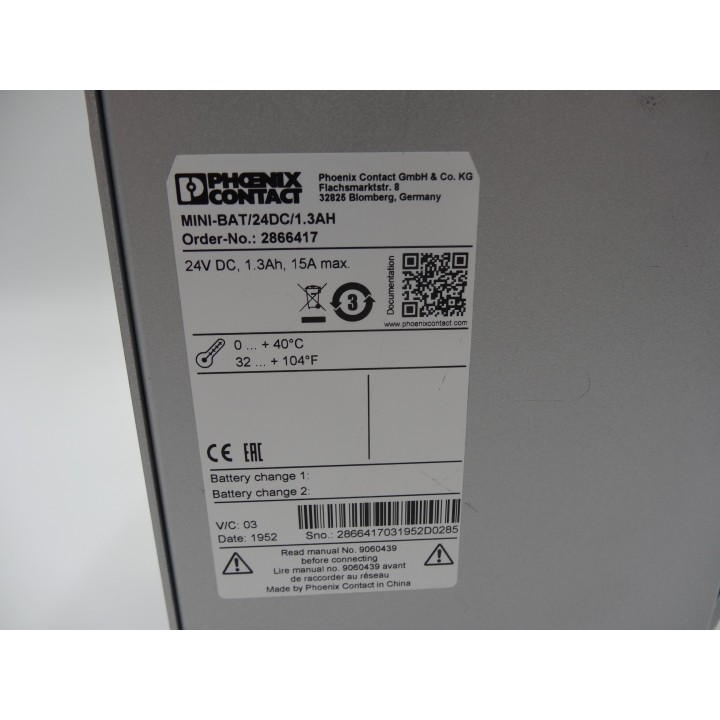 Phoenix Contact MINI-BAT-24DC/1.3AH