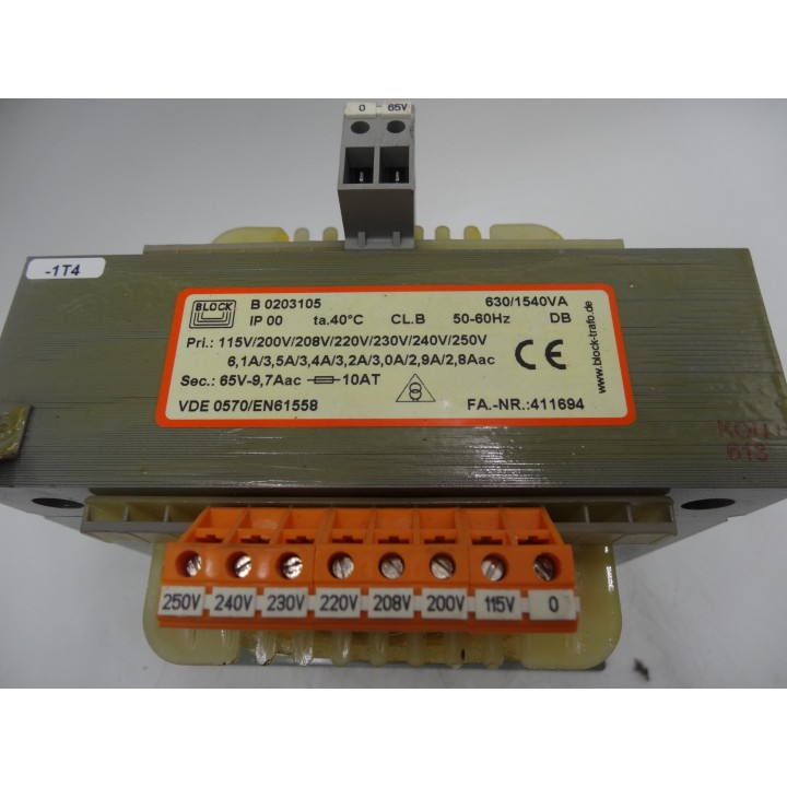 BLOCK VDE 0570/EN61558