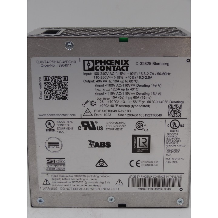 Phoenix Contact QUINT4-PS/1AC/48DC/10