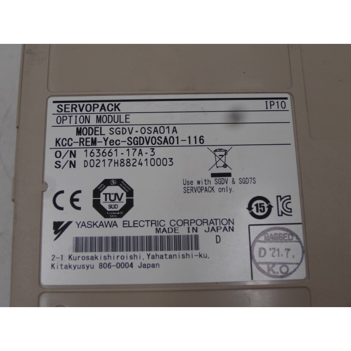 Yaskawa Electric SGD7S-R90AA0A