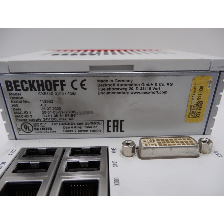 BECKHOFF CX5140-0155/4GB