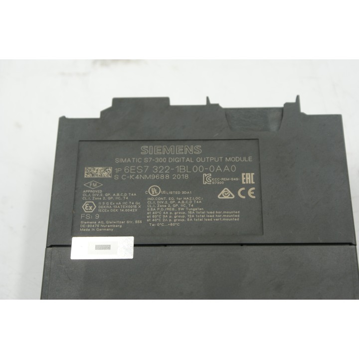 SIEMENS 6ES7 322-1BL00-0AA0