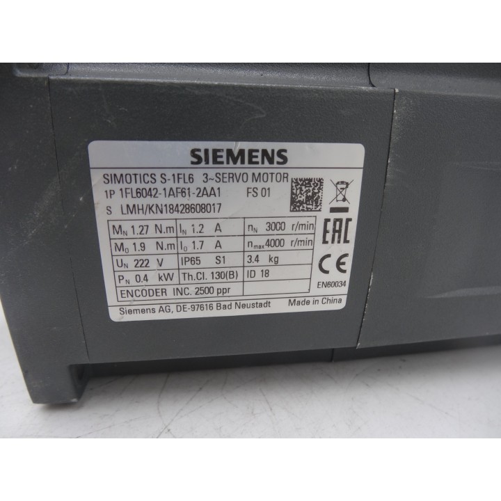 SIEMENS 1FL6042-1AF61-2AA1