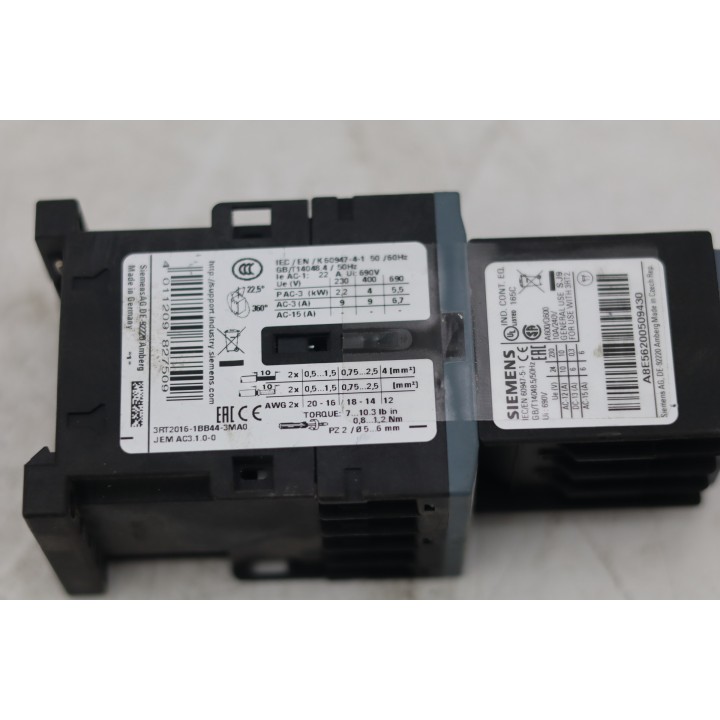 SIEMENS 3RT2016-1BB44-3MA0 + A8E56200509430