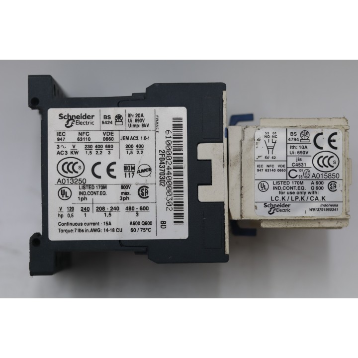 Telemecanique LA1KN11 + LP1K0610BD + LA4KC1B